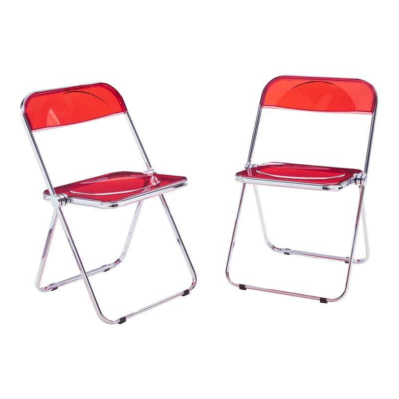 Conjunto de sillas plegables Pornainen [en.casa]