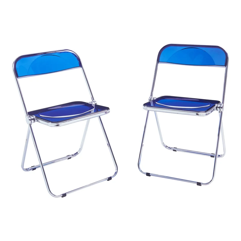 Conjunto de sillas plegables Pornainen [en.casa]