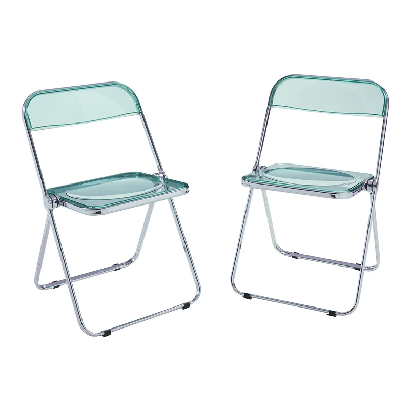 Conjunto de sillas plegables Pornainen [en.casa]