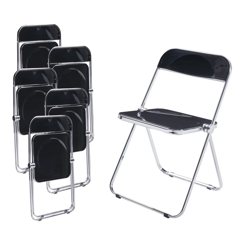Conjunto de sillas plegables Pornainen [en.casa]