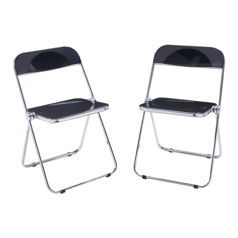 Conjunto de sillas plegables Pornainen [en.casa]