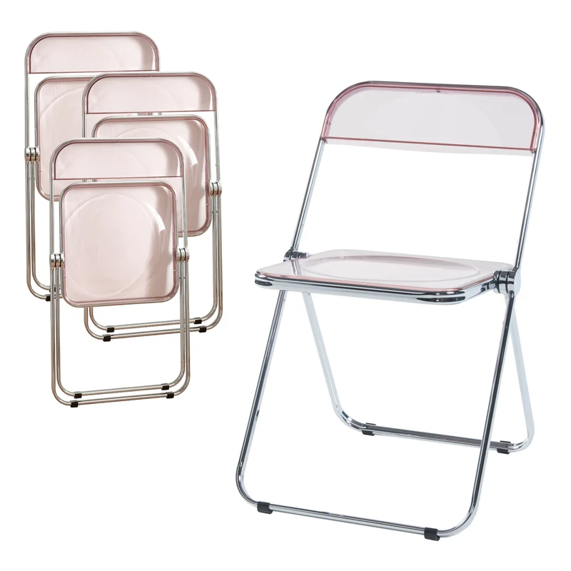 Conjunto de sillas plegables Pornainen [en.casa]