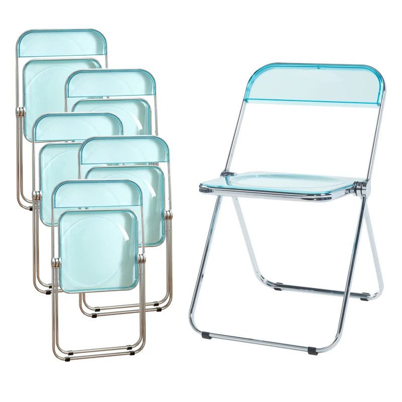Conjunto de sillas plegables Pornainen [en.casa]
