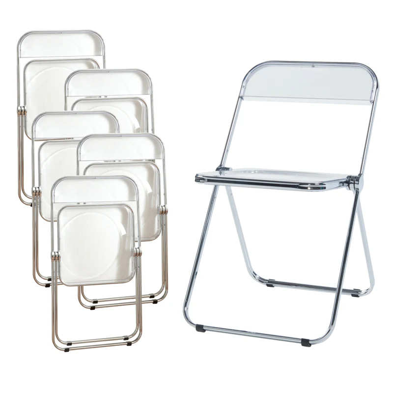 Conjunto de sillas plegables Pornainen [en.casa]