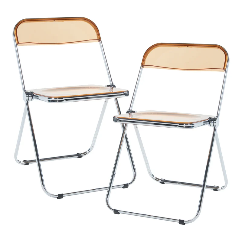 Conjunto de sillas plegables Pornainen [en.casa]