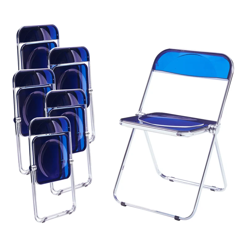 Conjunto de sillas plegables Pornainen [en.casa]