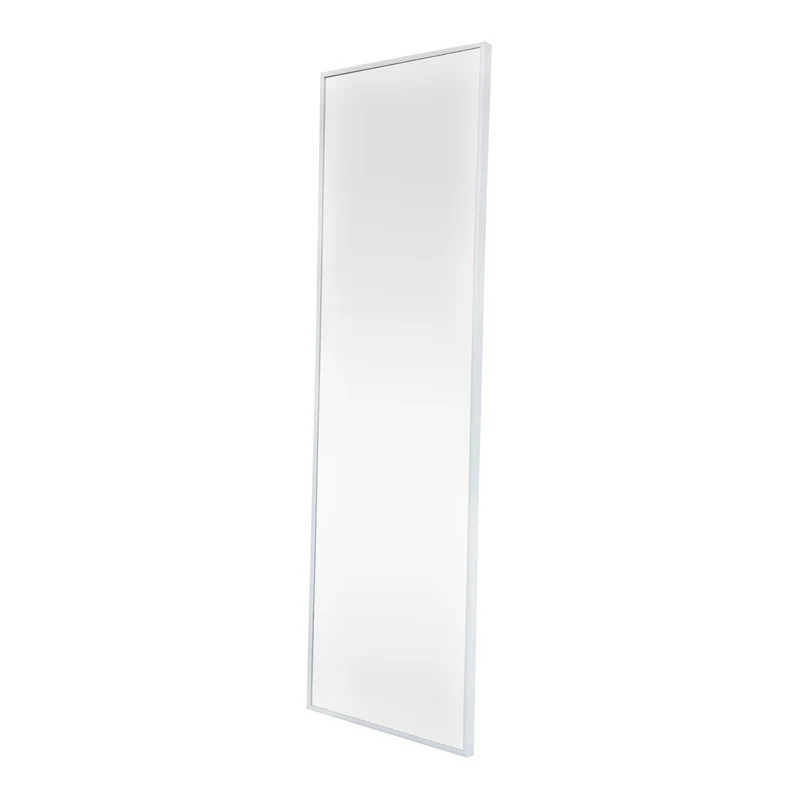 Espejo de puerta Lesina marco de aluminio 120x37cm [en.casa]