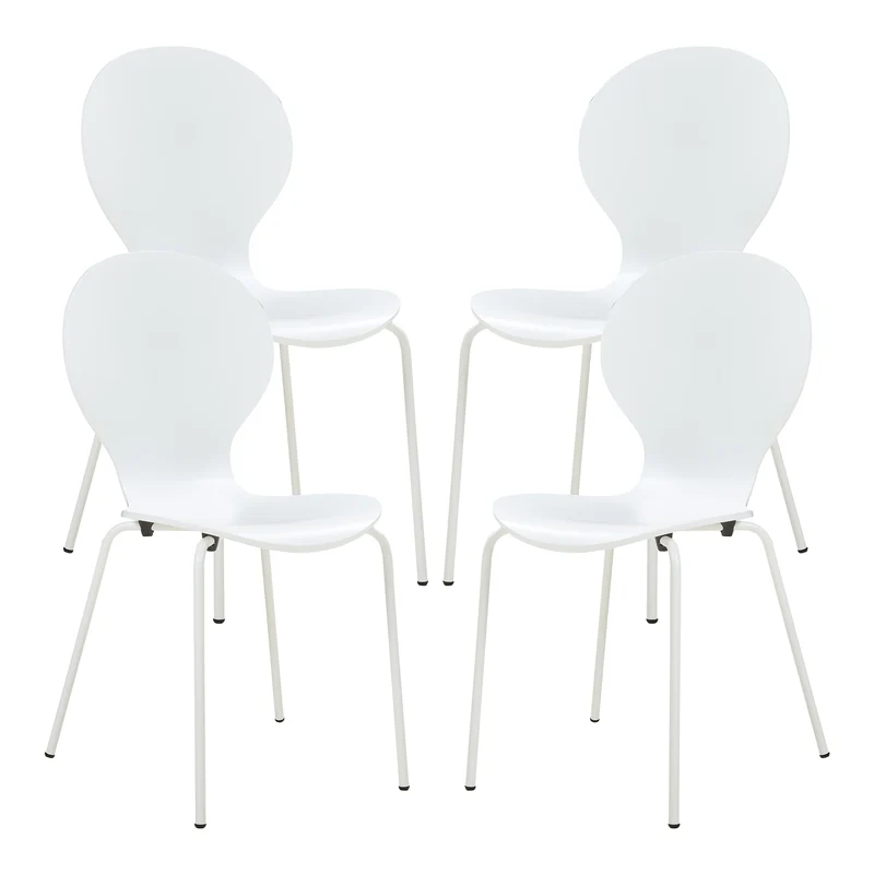 Silla de comedor Etne juego de 4 [en.casa]