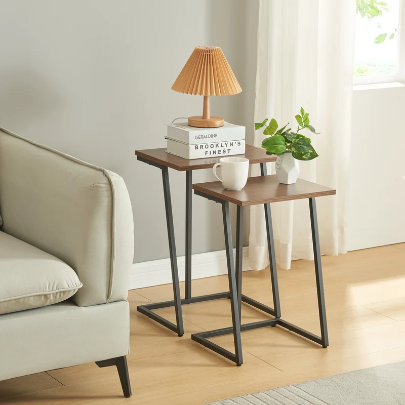 Mesa de comedor Salem juego de 2 [en.casa]