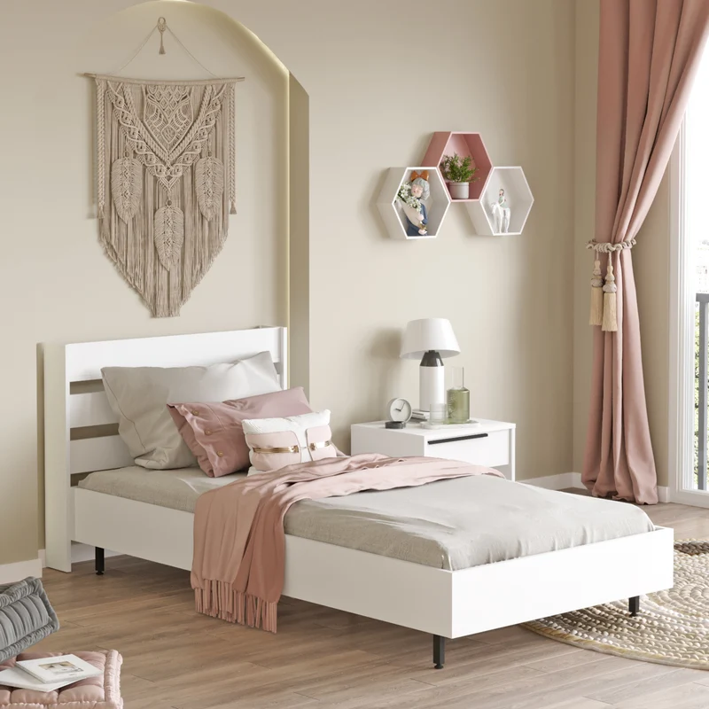 Cama individual Vesanto 100x200 cm [en.casa]