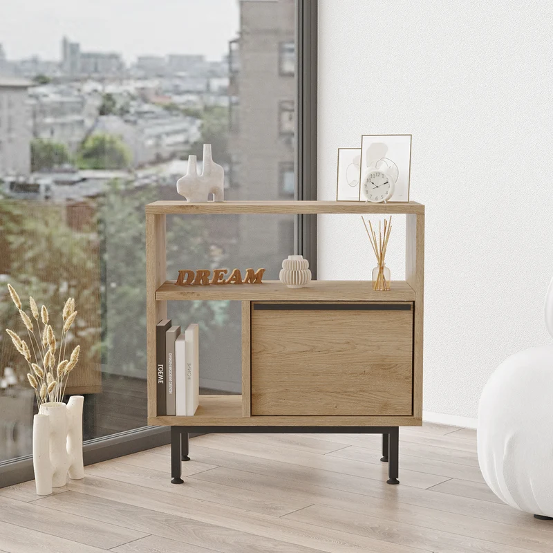 Mesa auxiliar Vesanto 60x60x26 cm [en.casa]