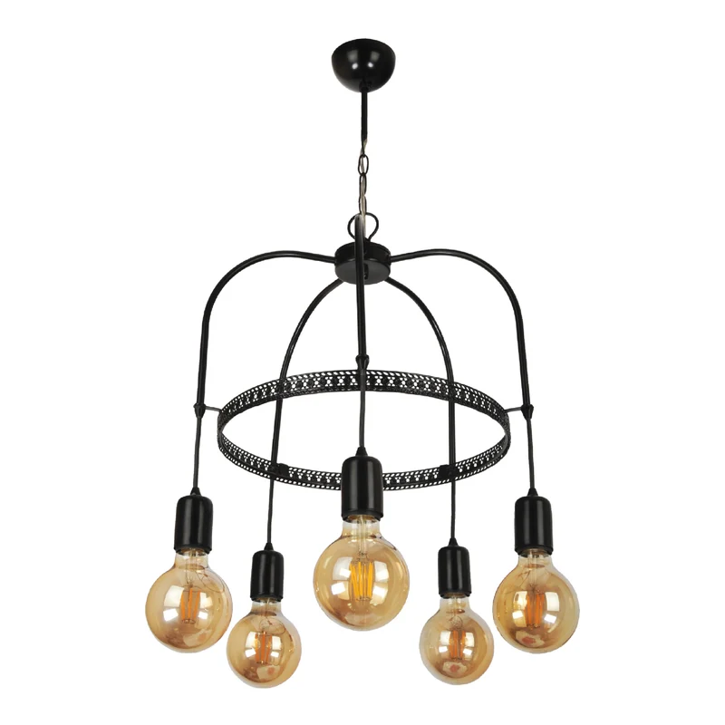 Lámpara colgante Llandudno E27 metal en varios colores y tamaños [lux.pro]