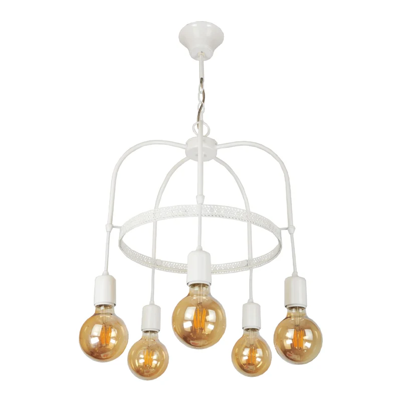 Lámpara colgante Llandudno E27 metal en varios colores y tamaños [lux.pro]