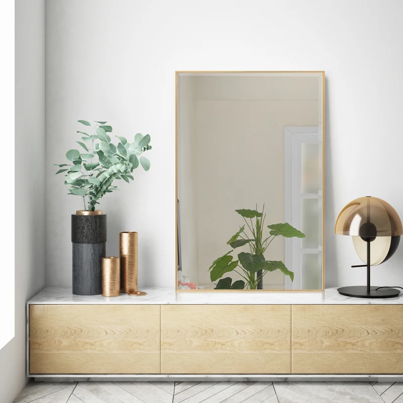 Espejo de pared Novoli en varios colores y tamaños [en.casa]