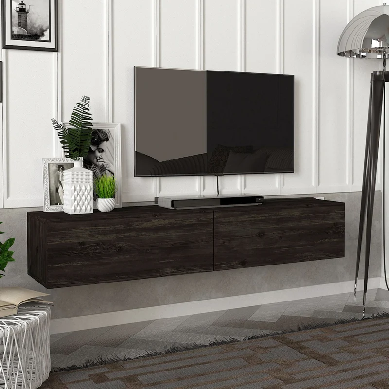 Mueble de televisión Toivakka 135x31x25cm en varios colores [en.casa]