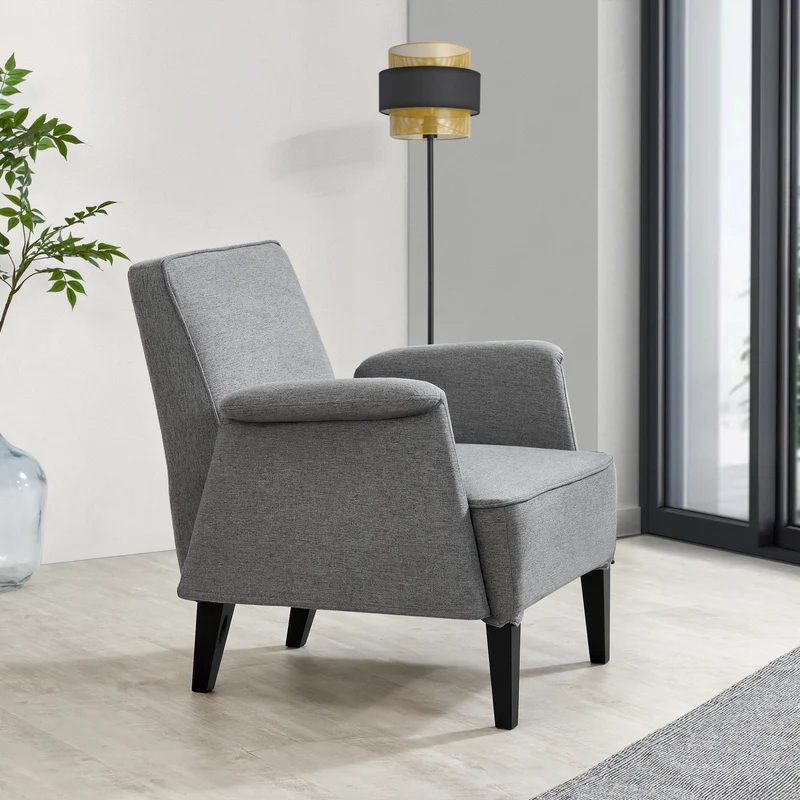 Sillón tapizado Diespeck en varios colores [en.casa]