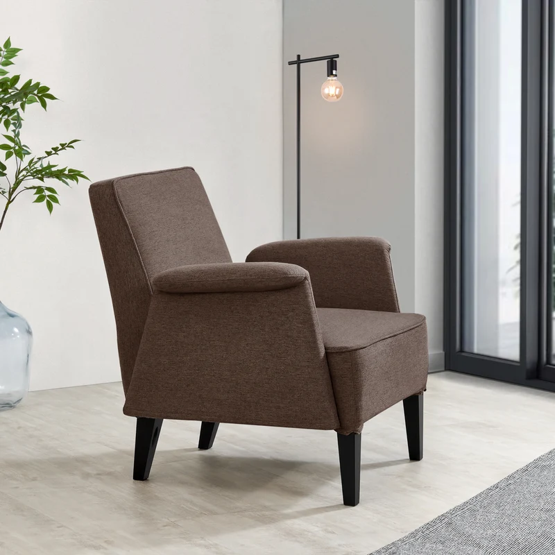 Sillón tapizado Diespeck en varios colores [en.casa]