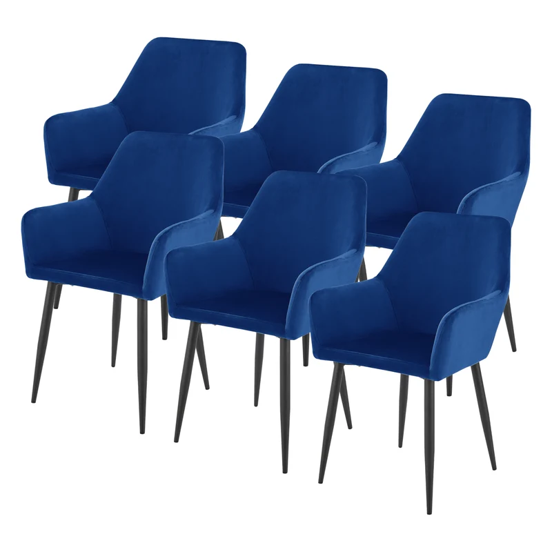 Conjunto de sillas de comedor Hollola [en.casa]