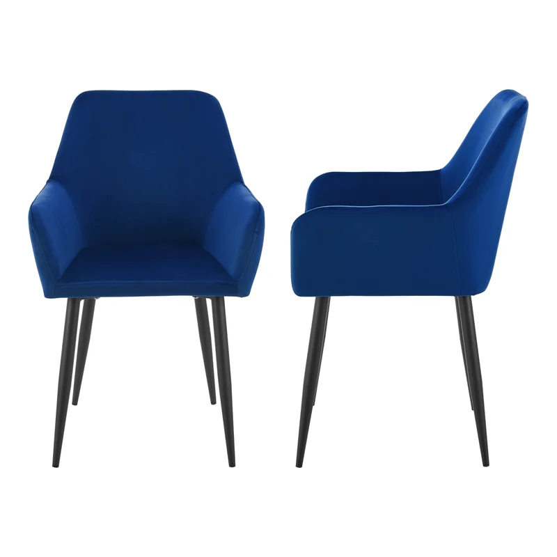 Conjunto de sillas de comedor Hollola [en.casa]