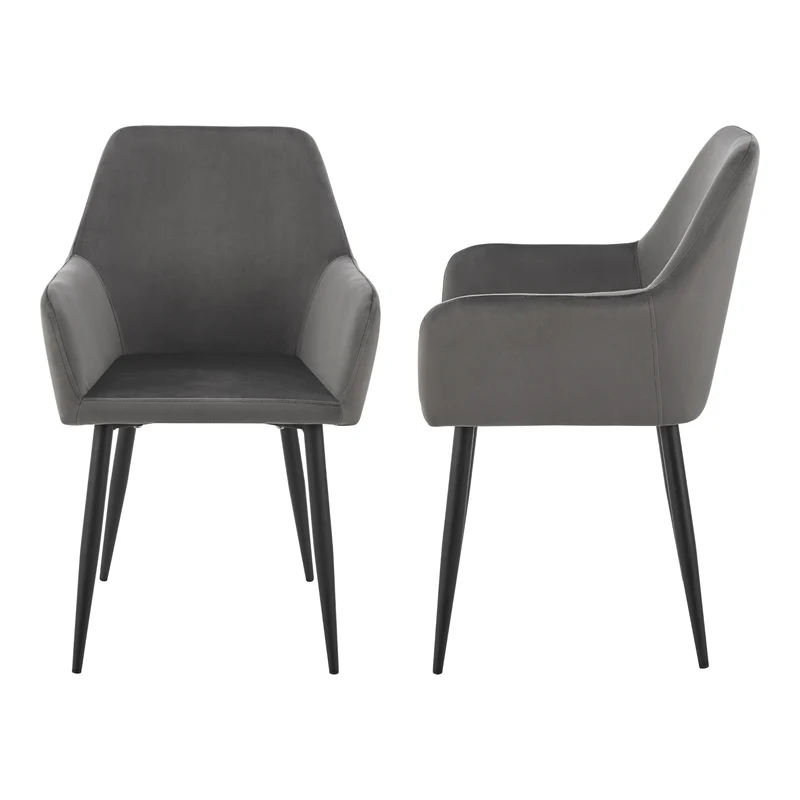 Conjunto de sillas de comedor Hollola [en.casa]