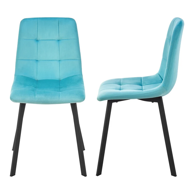 Silla de comedor Lexnitz juego de 2 en varios colores [en.casa]