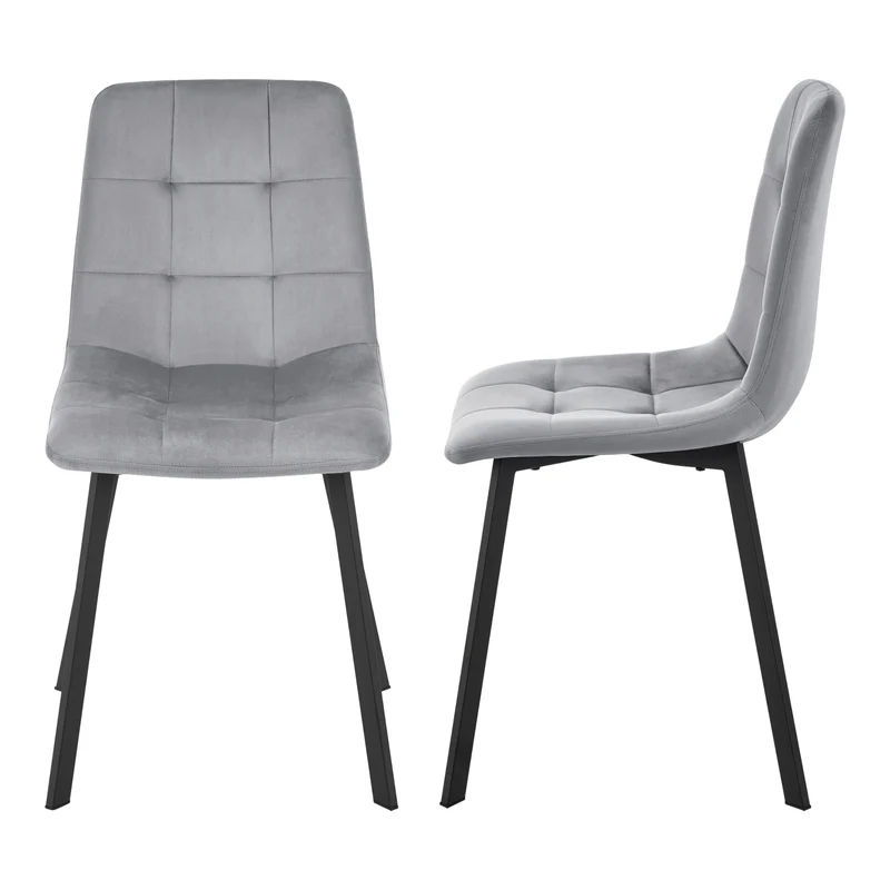 Silla de comedor Lexnitz juego de 2 en varios colores [en.casa]