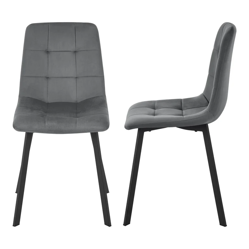 Silla de comedor Lexnitz juego de 2 en varios colores [en.casa]