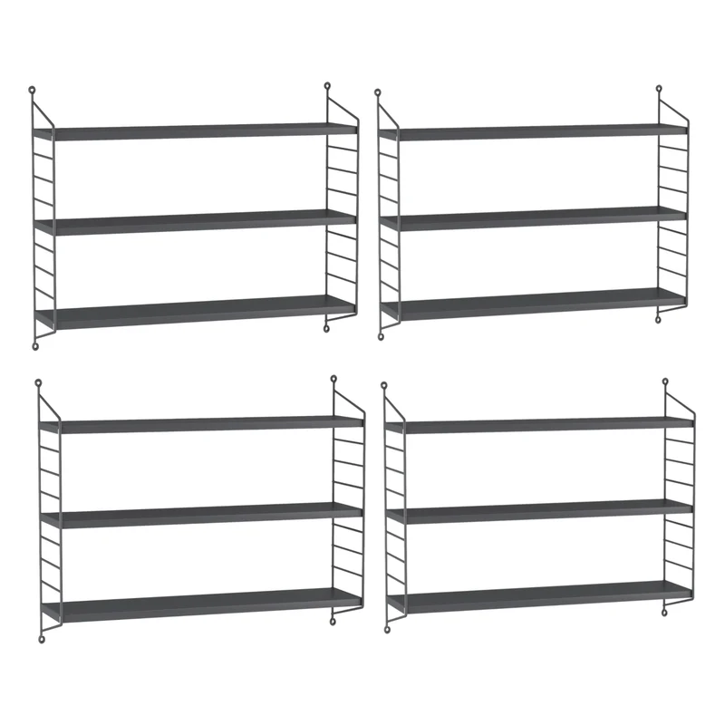 Estantería modular de pared Strängnäs [en.casa]