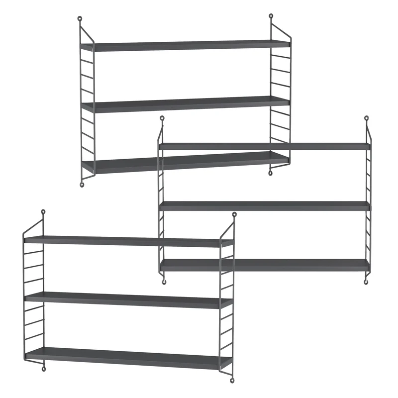 Estantería modular de pared Strängnäs [en.casa]