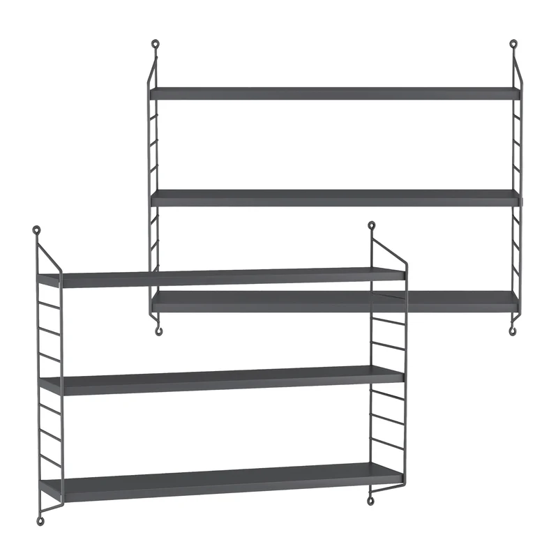 Estantería modular de pared Strängnäs [en.casa]