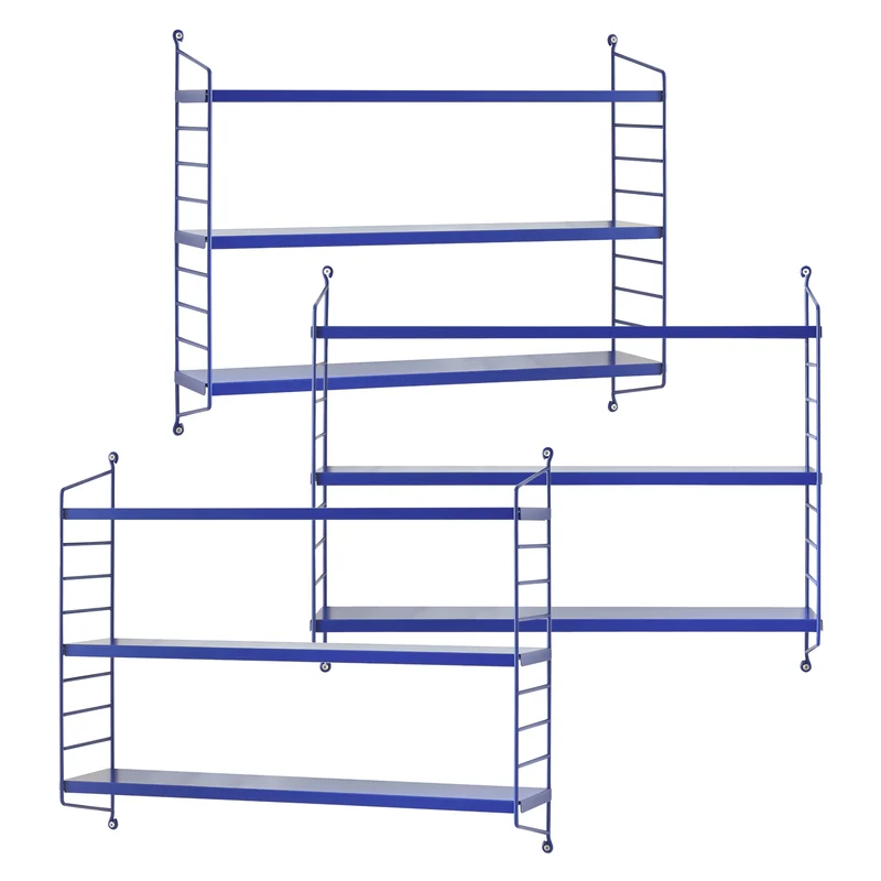 Estantería modular de pared Strängnäs [en.casa]