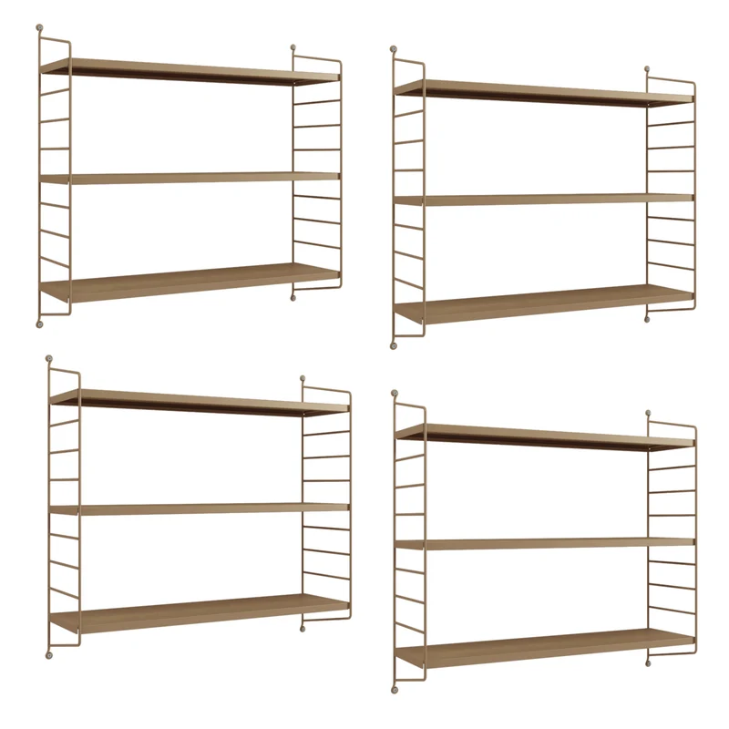 Estantería modular de pared Strängnäs [en.casa]