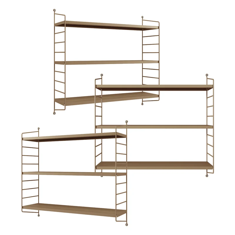 Estantería modular de pared Strängnäs [en.casa]
