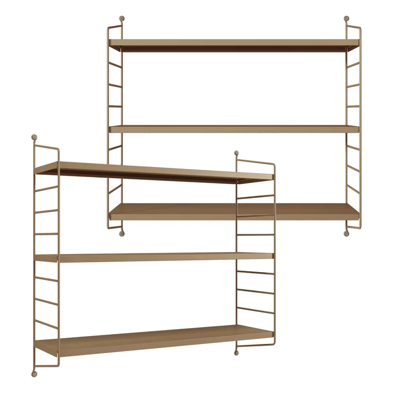 Estantería modular de pared Strängnäs [en.casa]