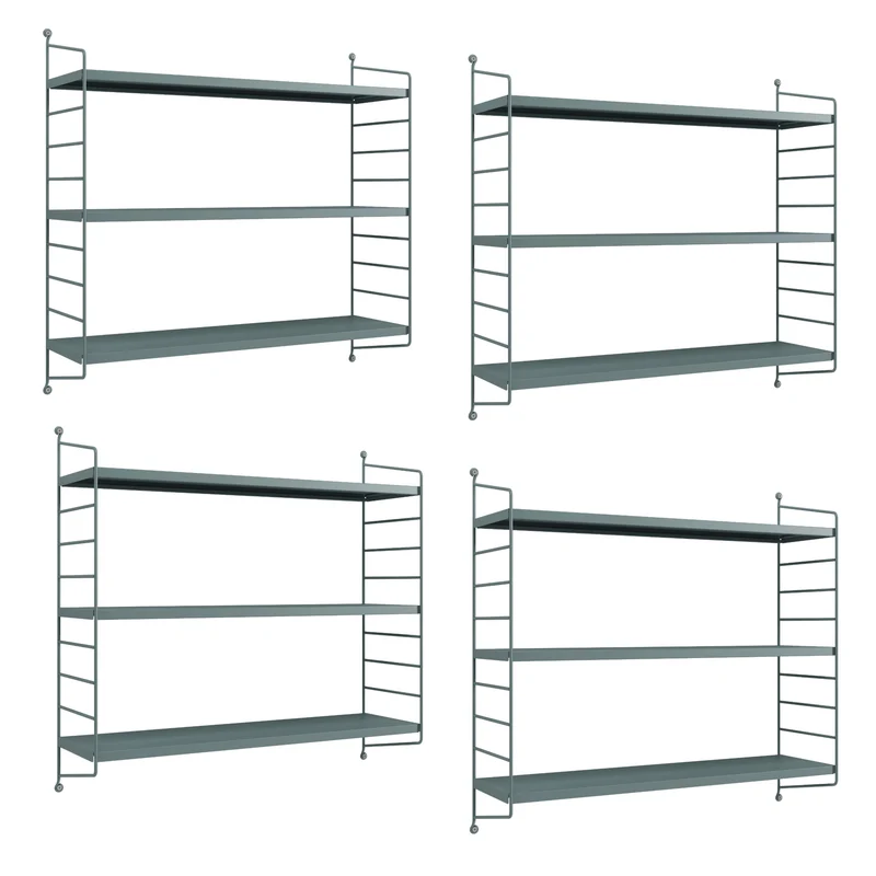 Estantería modular de pared Strängnäs [en.casa]