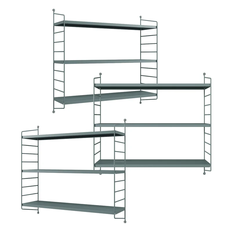 Estantería modular de pared Strängnäs [en.casa]