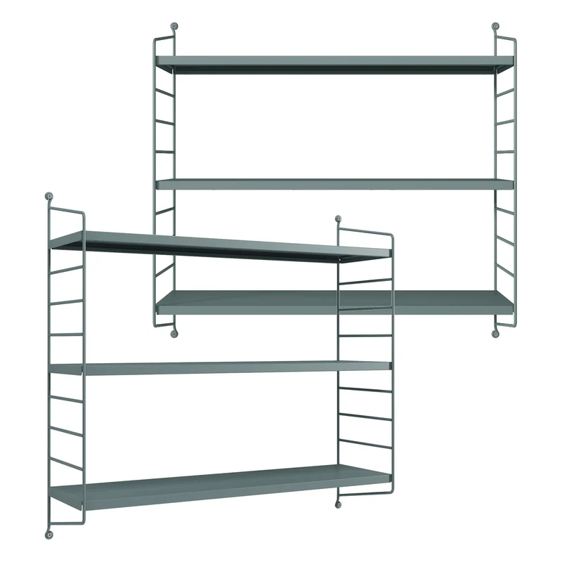 Estantería modular de pared Strängnäs [en.casa]