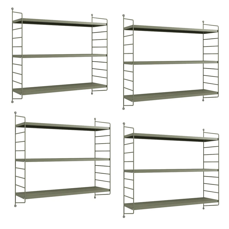 Estantería modular de pared Strängnäs [en.casa]