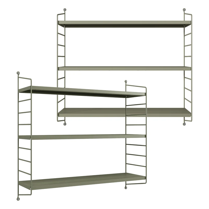 Estantería modular de pared Strängnäs [en.casa]