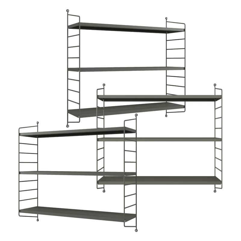 Estantería modular de pared Strängnäs [en.casa]
