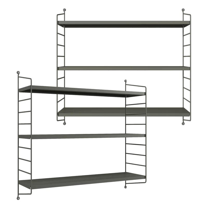 Estantería modular de pared Strängnäs [en.casa]