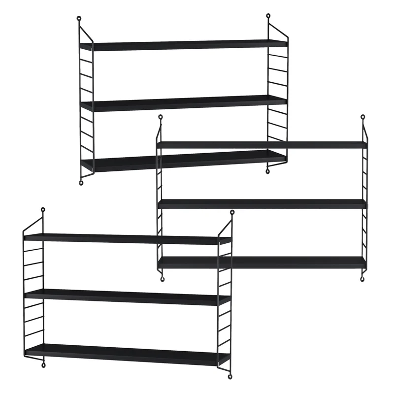 Estantería modular de pared Strängnäs [en.casa]