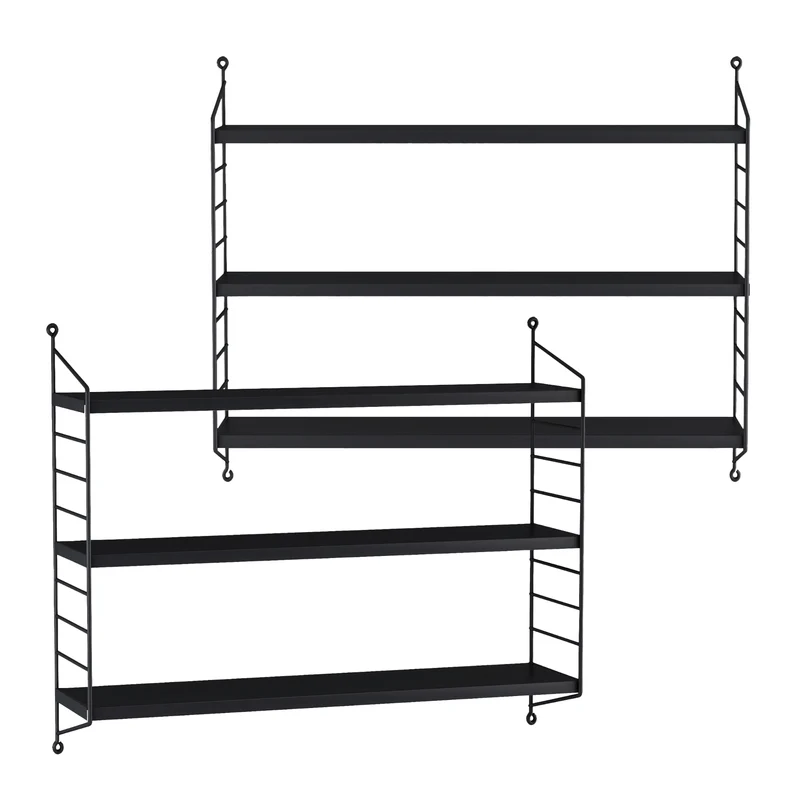 Estantería modular de pared Strängnäs [en.casa]