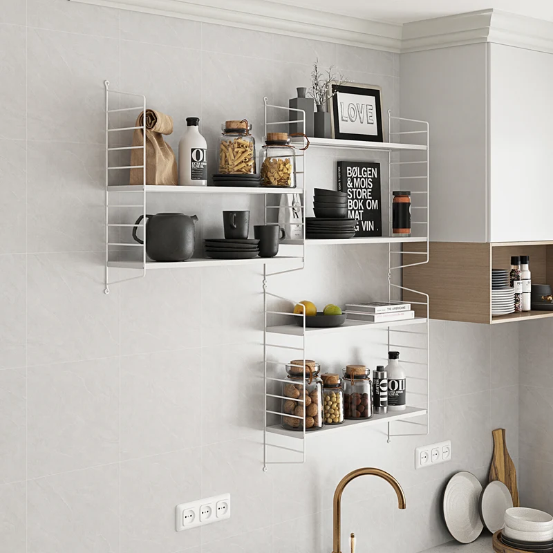 Estantería modular de pared Strängnäs [en.casa]