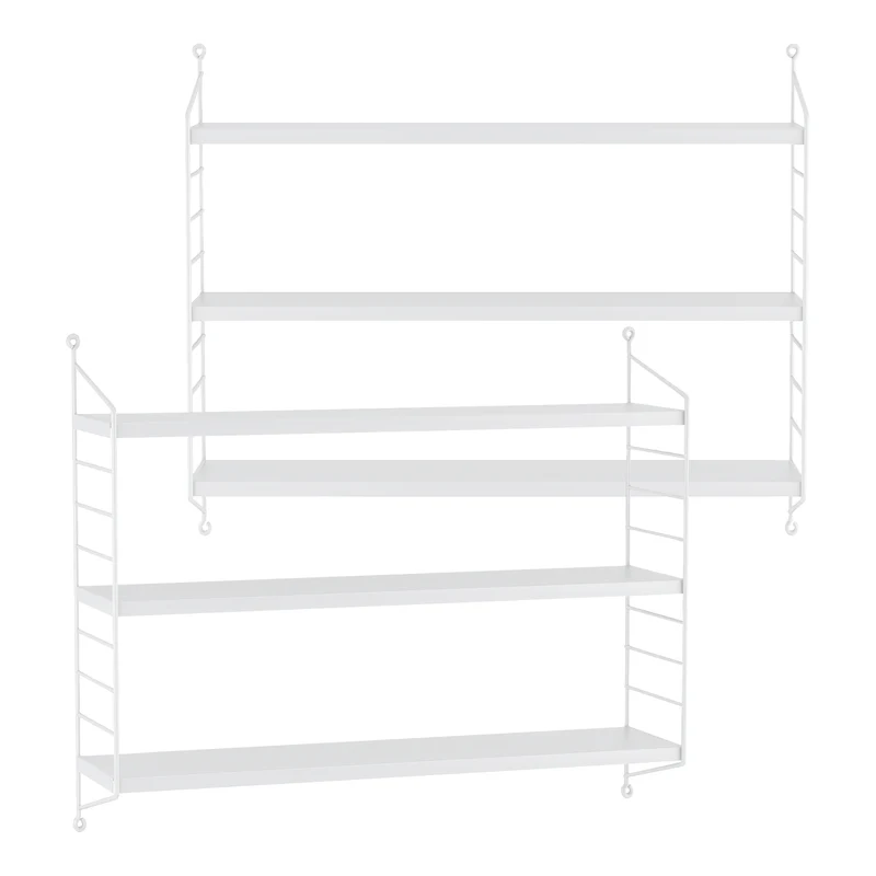 Estantería modular de pared Strängnäs [en.casa]