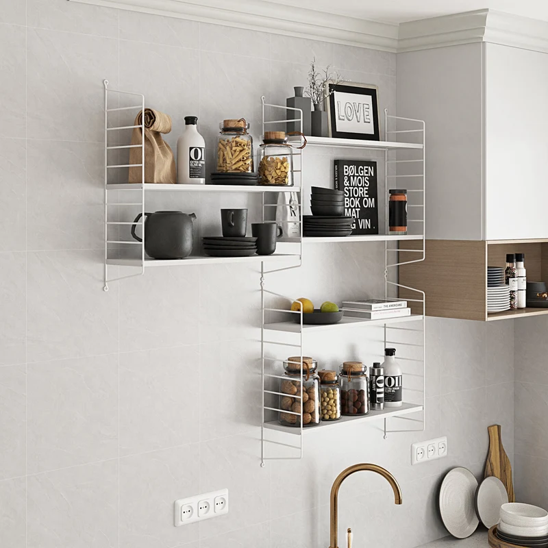 Estantería modular de pared Strängnäs [en.casa]