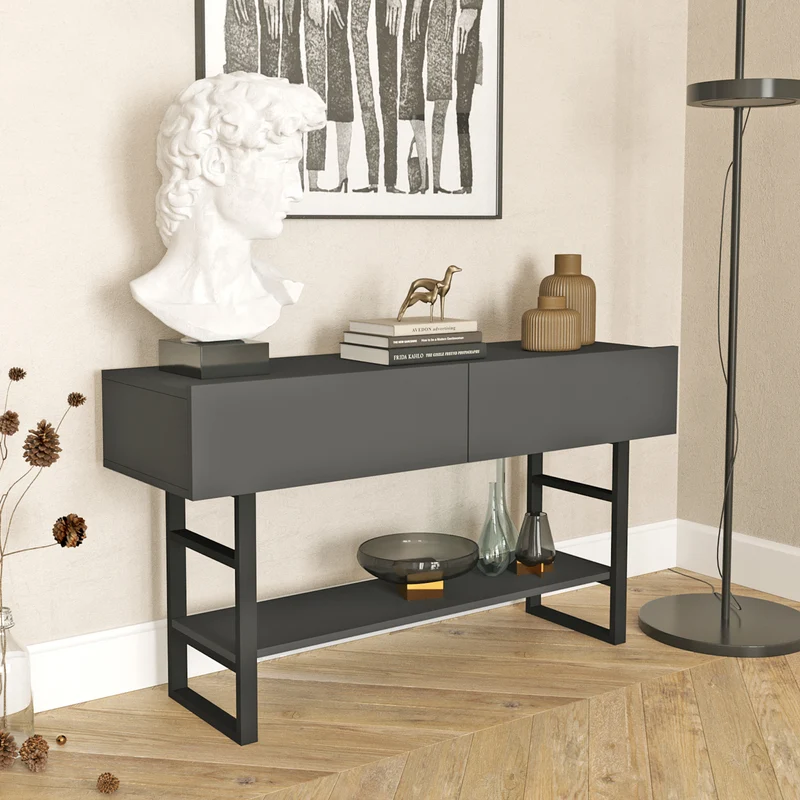 Mesa consola Lappeenranta 139x43x76cm en varios colores [en.casa]