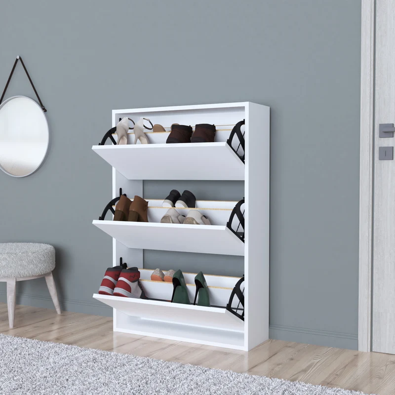 Zapatero Aurskog 110x73,5x24cm varios colores [en.casa]