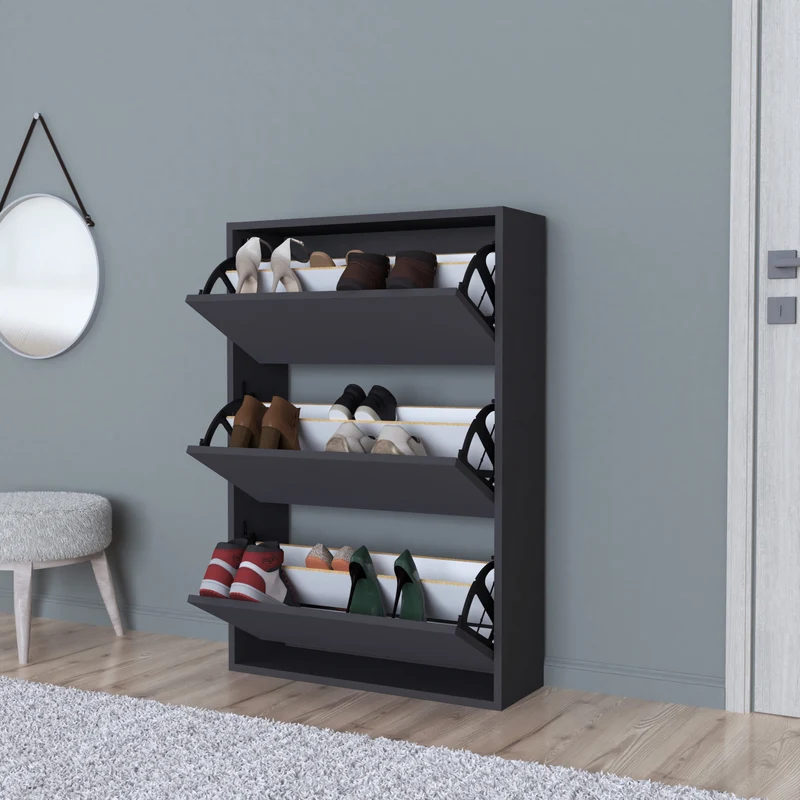 Zapatero Aurskog 110x73,5x24cm varios colores [en.casa]