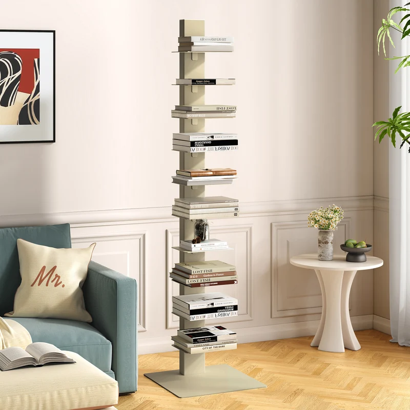 Librería Eksjö con 10 estantes 150x39x39 cm - [en.casa]